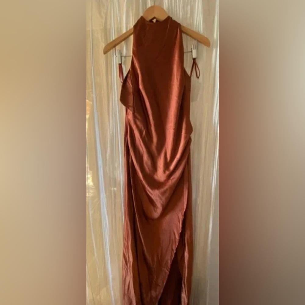 HELLO MOLLY satin dress.